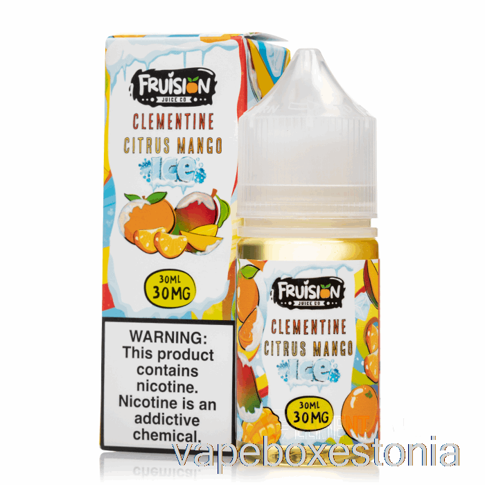 Vape Box Estonia Jääklementiin Tsitruseline Mango - Fruision Soolad - 30ml 30mg